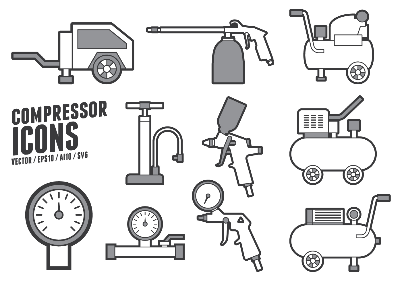 Download Vector Air Compressor at Vectorified.com | Collection of ...