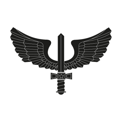 400x400 Brazilian Air Force Black Vector Logo