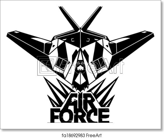 560x470 Free Art Print Of Us Air Force