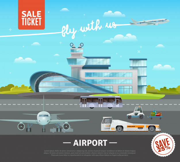 Airport Vector Illustration Vector Free Download 626x563 Airport Vector Illustration Vector Free Download