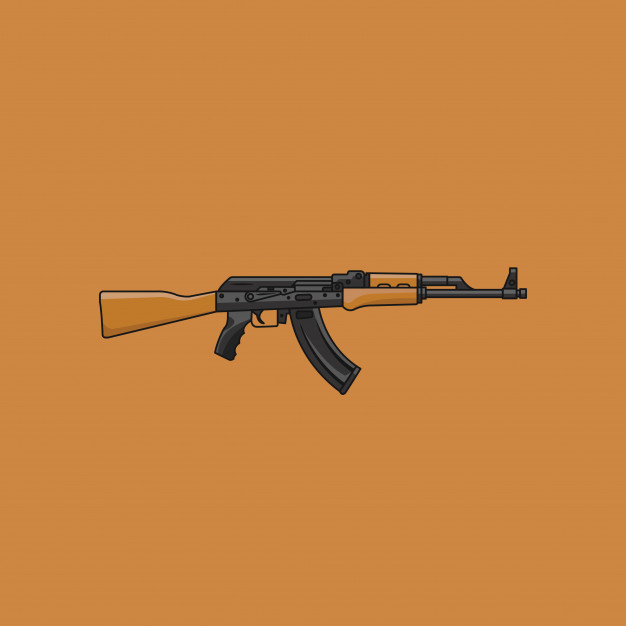 Ak In Flat Design Vector Premium Download 626x626 Ak In Flat Design Vector Premium Download