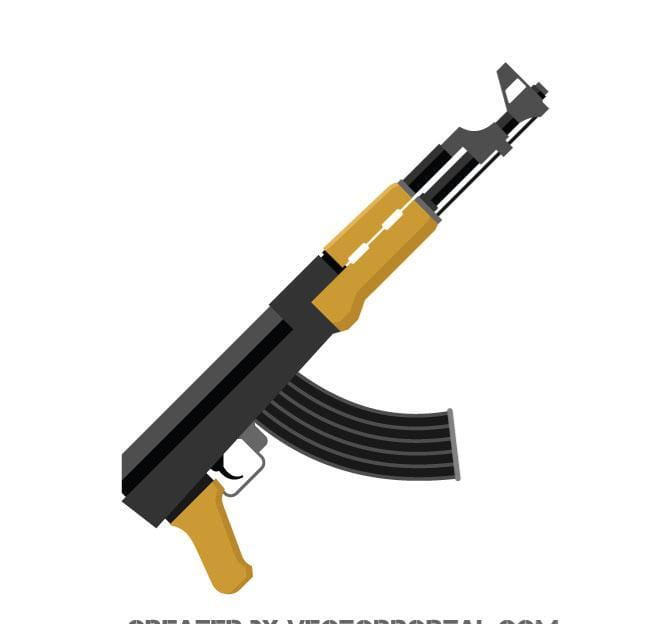 Automatic Rifle Ak Vector Image Free Graphics 660x624 Automatic Rifle Ak Vector Image Free Graphics