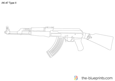 Ak Type Ii Vector Drawing 400x283 Ak Type Ii Vector Drawing