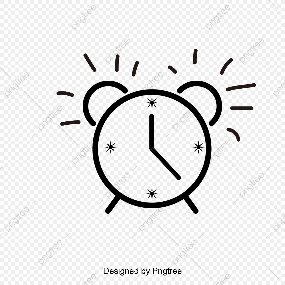 1200x1200 Vector Hand Alarm Clock, Vector Alarm Clock, Handbook Material