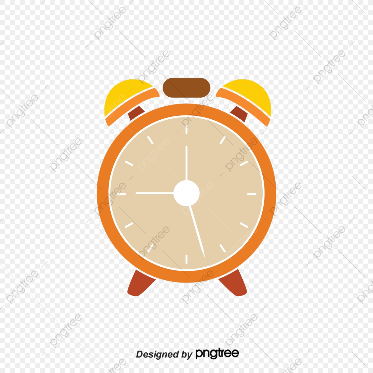 1200x1200 Vector Hand Painted Alarm Clock, Alarm Clock, Vector, Hand Painted