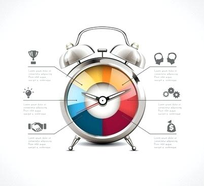 402x368 Digital Alarm Clock Vector