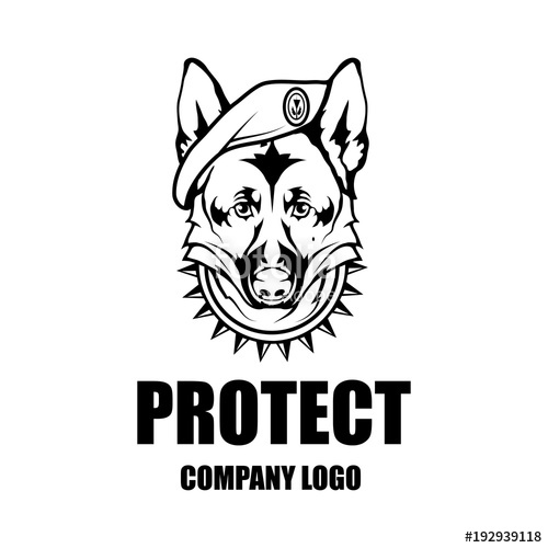 500x500 Security Company Vector Logo Design Template Protection Logo Dog