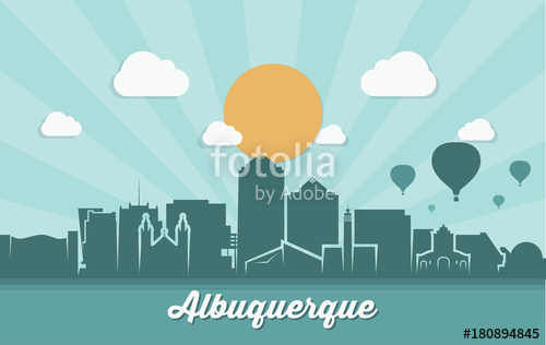 500x316 Albuquerque Skyline