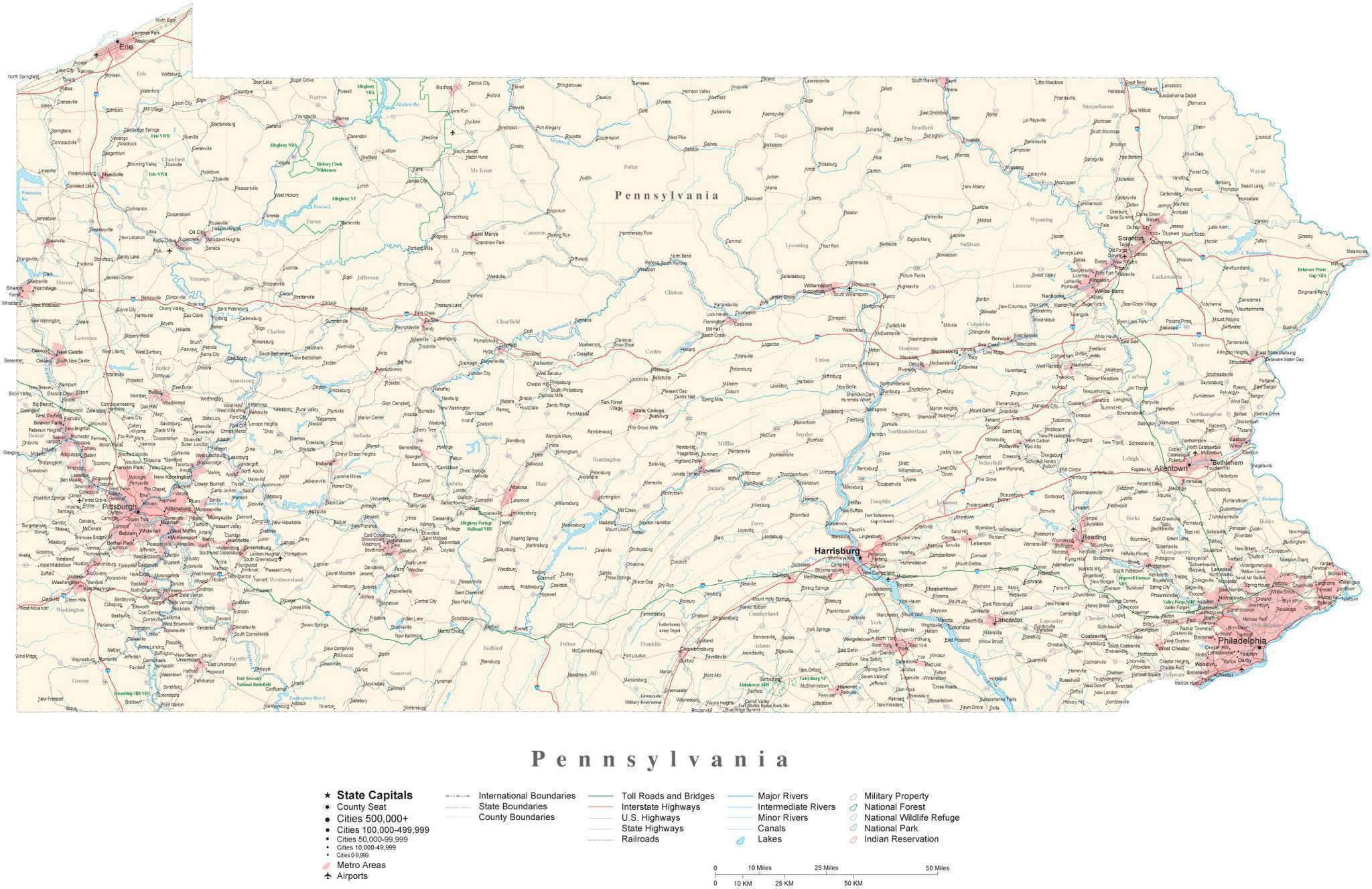 2048x1327 Pennsylvania Detailed Cut Out Style State Map In Adobe Illustrator