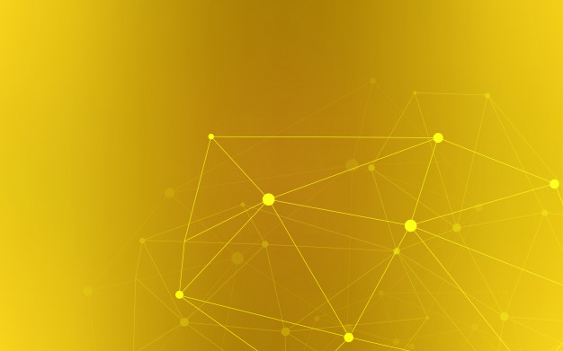 626x391 Fondo De Vector Amarillo Oscuro Con Burbujas Descargar Vectores