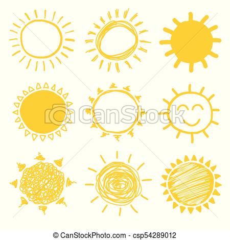 450x470 Sol, Vector, Amarillo, Doodles Sol, Vector, Amarillo