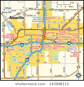 270x280 Amarillo Tx Map Best Of Attractions In Amarillo Texas Map Amarillo