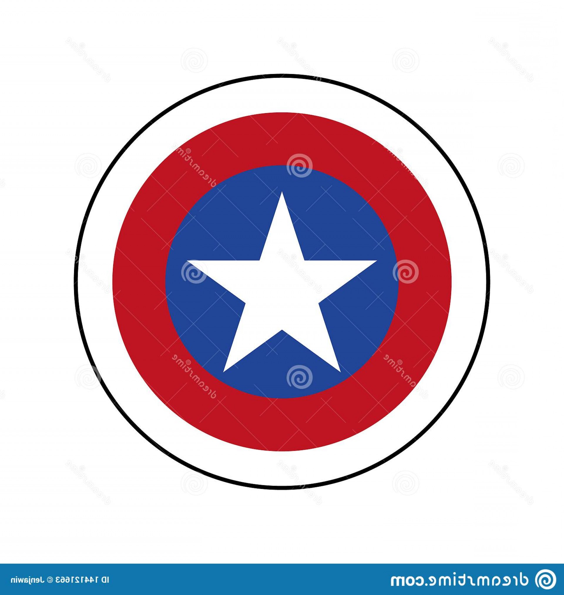 1920x2026 American Patriot Badge White Star Captain America Shield Vector