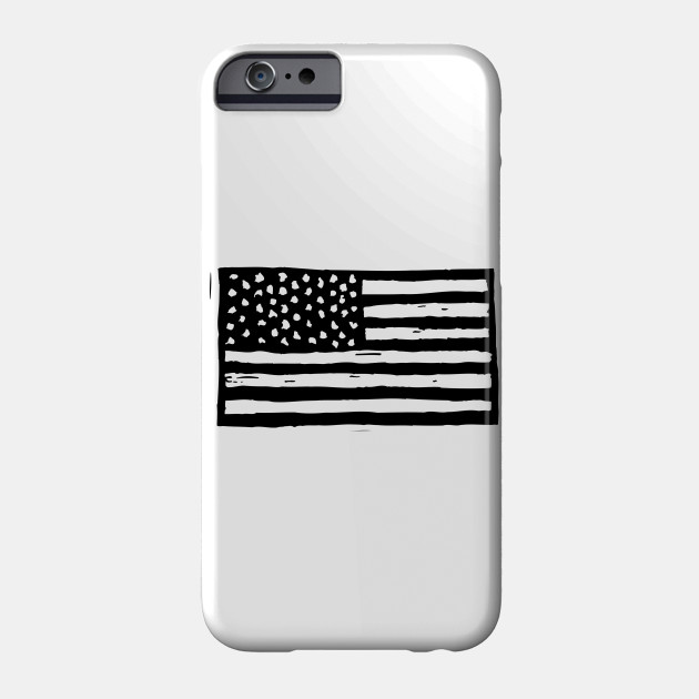 Vector American Flag Black And White at Vectorified.com | Collection of ...