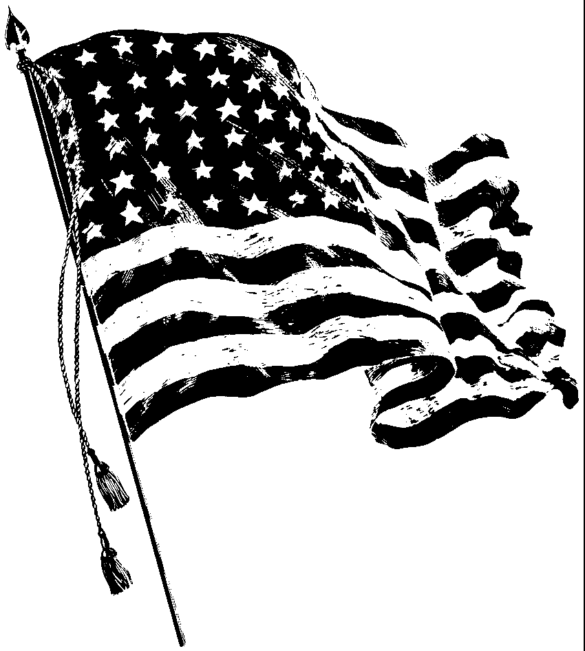 850x945 Huge Collection Of 'american Flag Drawing Black And White