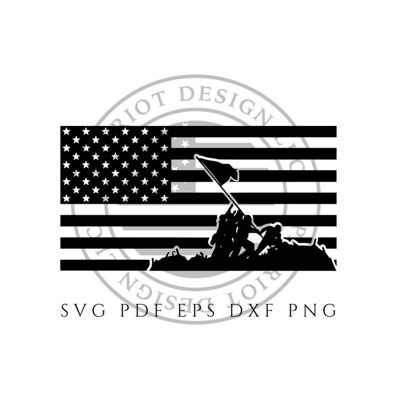 794x794 Iwo Jima Iwo Jima Flag American Flag Vector Art Etsy