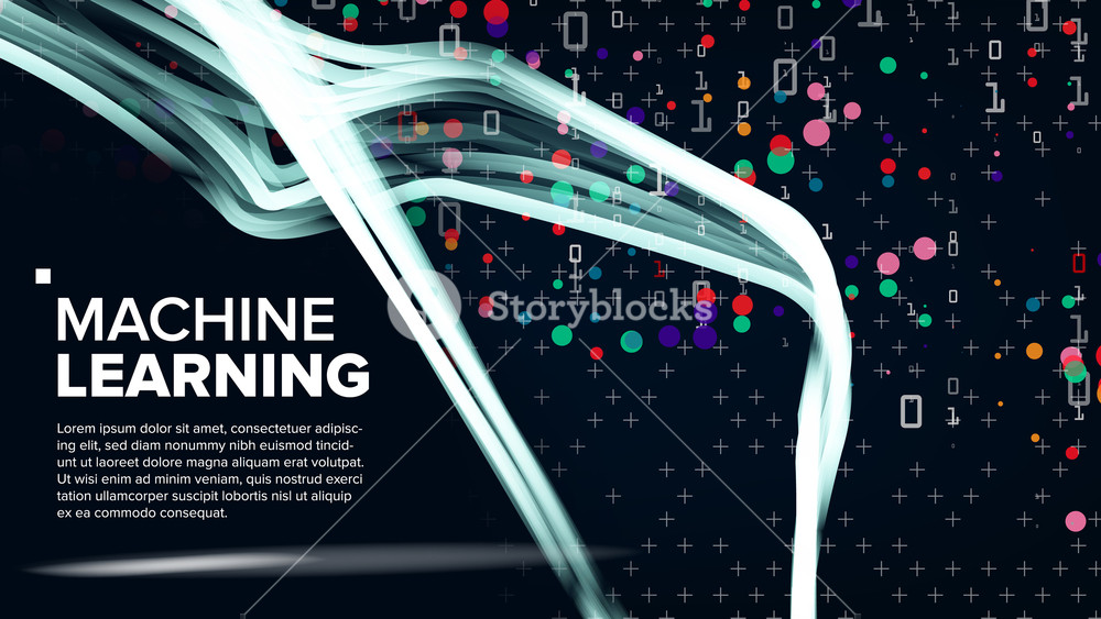1000x563 Machine Learning Background Vector Analytics Cloud Machine