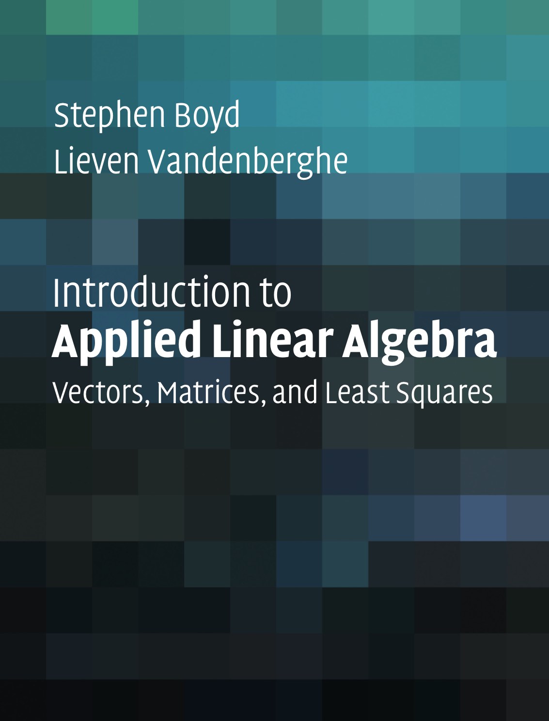 1133x1488 Introduction To Applied Linear Algebra Vectors, Matrices