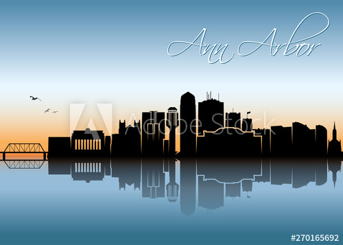 500x357 Ann Arbor Skyline