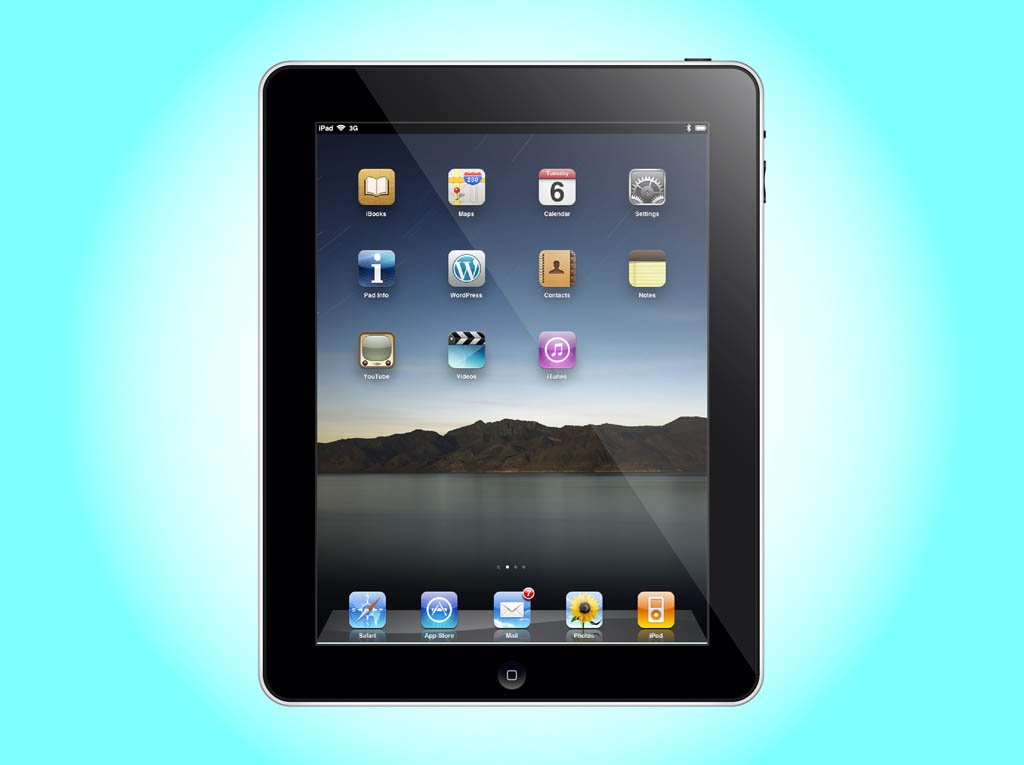 1024x765 Vector I Pad Graphics Vector Art Graphics