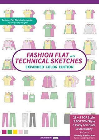 318x450 Fashion Flat Technical Drawing