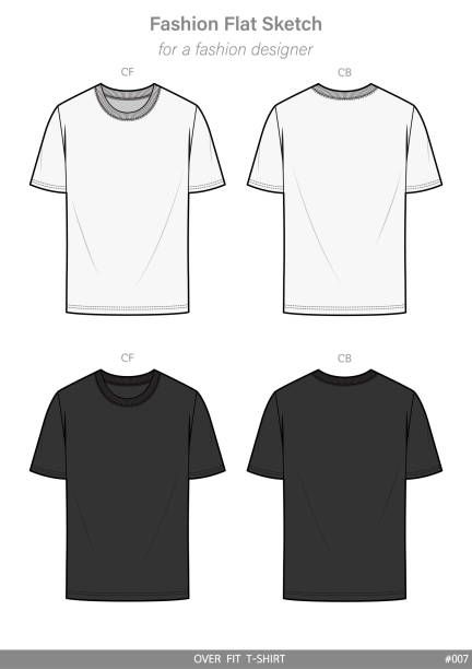 432x612 Vector Apparel Templates And Fashion Flat Sketches Pattern