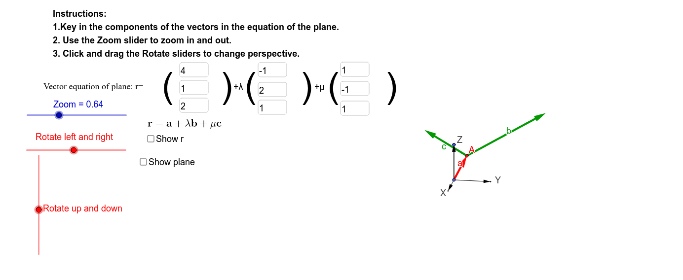 Parametric Vector Equation Of The Plane Geogebra 1384x568 Parametric Vector Equation Of The Plane Geogebra