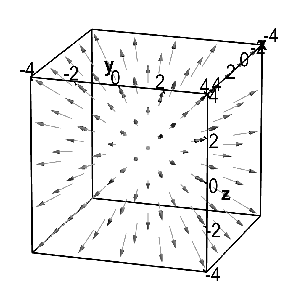 1000x1000 Applet Divergent Vector Field