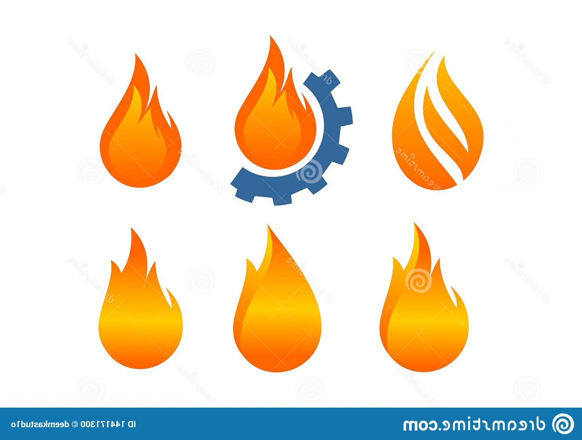 1920x1450 Fire Flame Oil Gas Logo Vector Graphics Come Types Very Easy