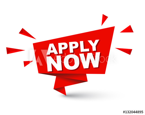 500x396 Red Easy Vector Illustration Isolated Paper Bubble Banner Apply