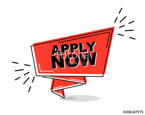 500x396 Red Flat Line Banner Apply Now Stock Image And Royalty Free