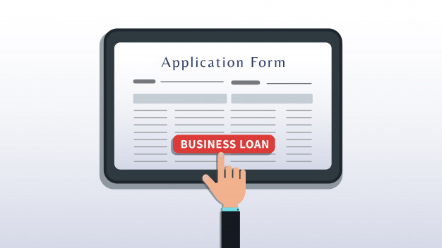 626x352 Apply For Small Business Loan, Application Form On Tablet