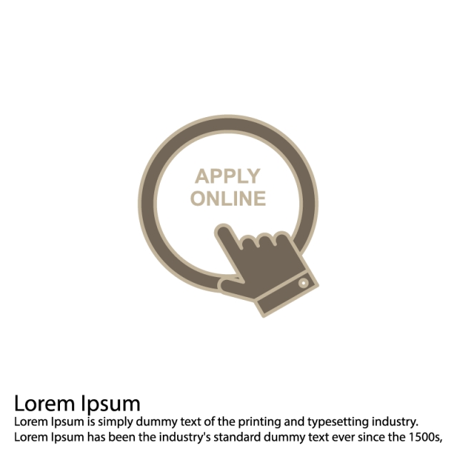 640x640 Vector Applyonline Icon, Online Icon, Apply, Apply Job Png