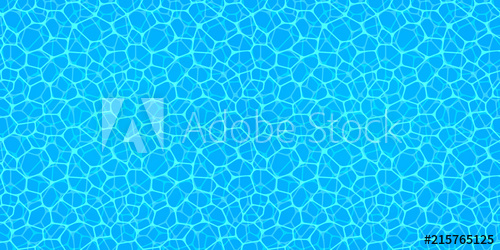 500x250 Swimming Pool Seamless Texture Water Surface Background Repeated