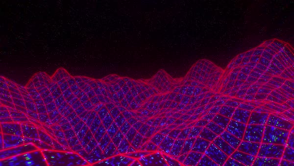 600x338 Landscape Terrain Flyover Binary Video Game Vector Arcade