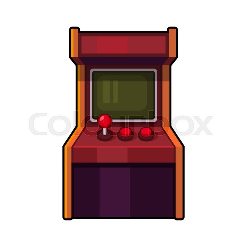 Classic Arcade Machine Old Style Stock Vector Colourbox 800x800 Classic Arcade Machine Old Style Stock Vector Colourbox