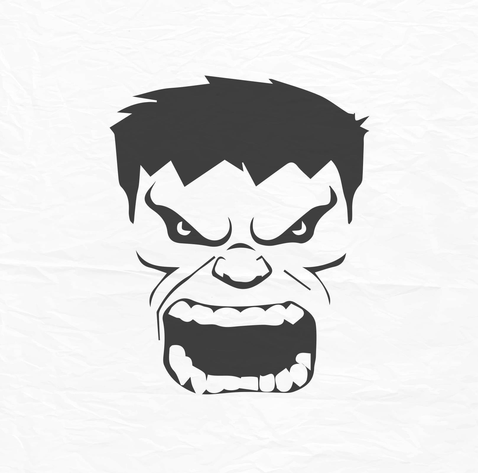 1618x1600 Hulk Vector