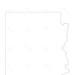 300x300 Map Of The Us State Of Arizona Vector Studiogrfx