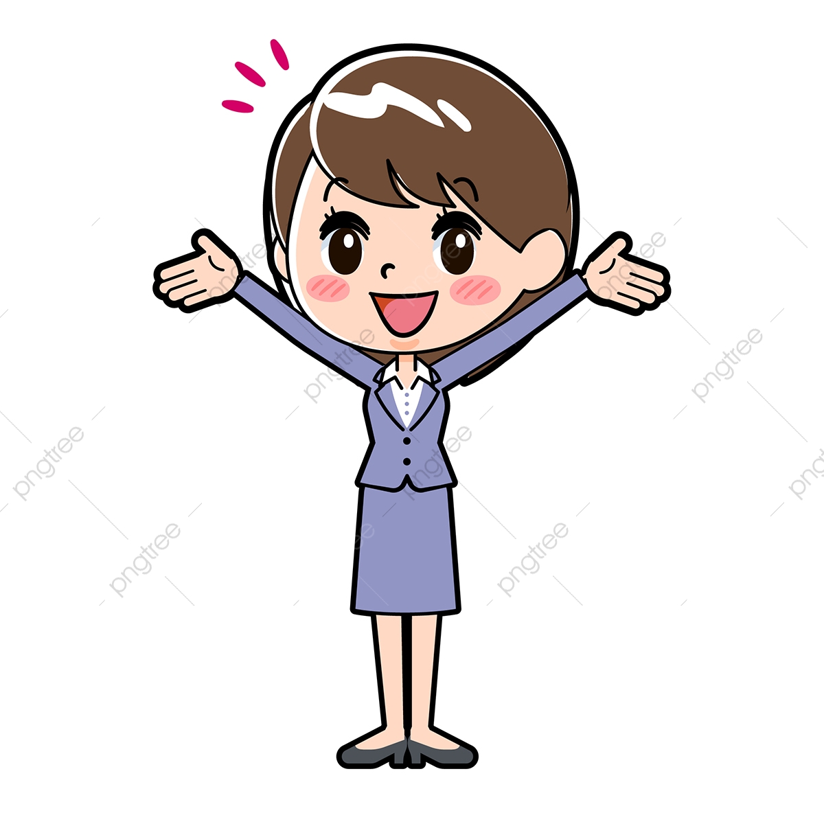 1200x1200 Out Line Business Woman Banz Woman, People, Jacket Png