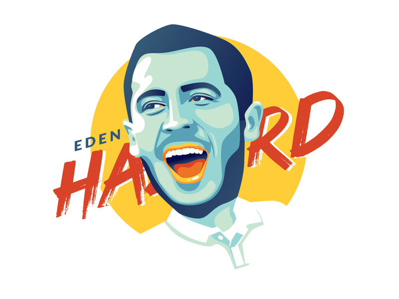 800x600 Vector Art Of Eden Hazard