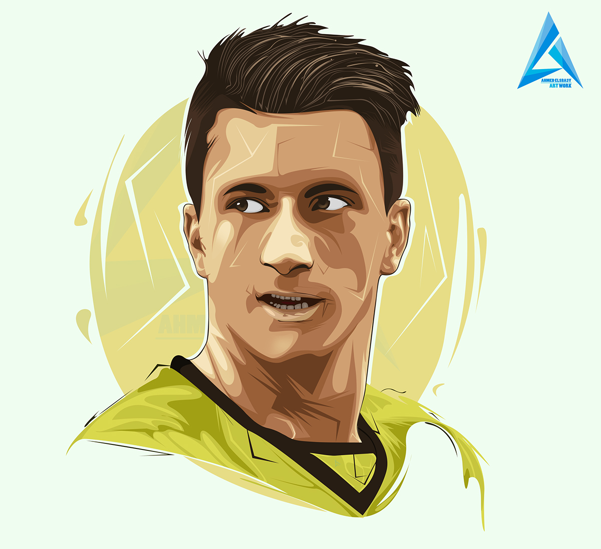 1200x1097 Marco Reus Vector Art On Behance