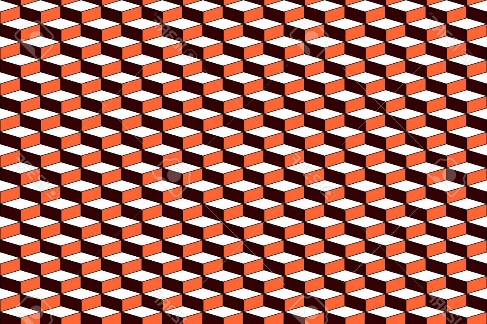 1560x1039 Photostock Vector Seamless Pattern With D Optical Effect Geometric