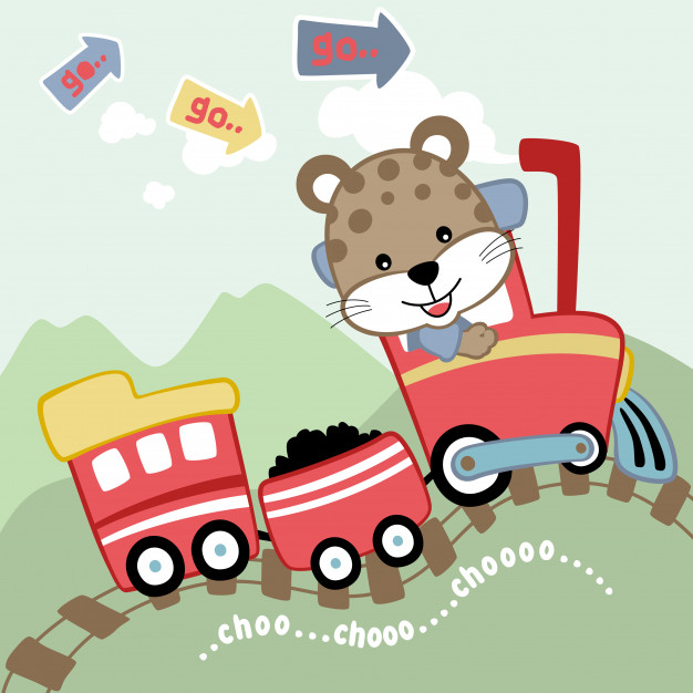 Little Train Cartoon Vector With Cute Machinist Vector Premium 626x626 Little Train Cartoon Vector With Cute Machinist Vector Premium