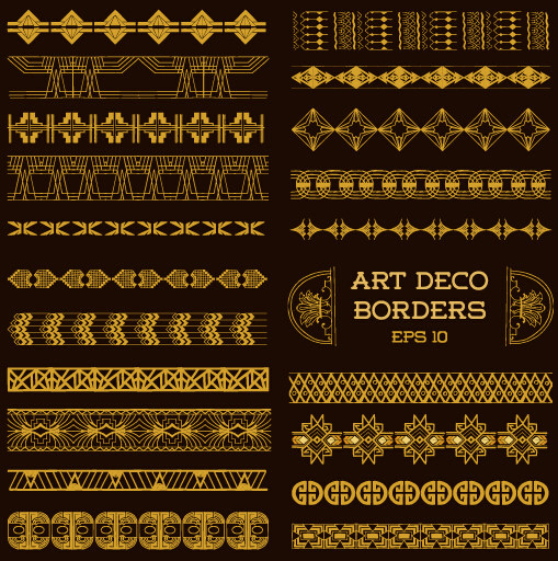 509x512 Deco Art Borders Golden Vector Over Millions Vectors, Stock