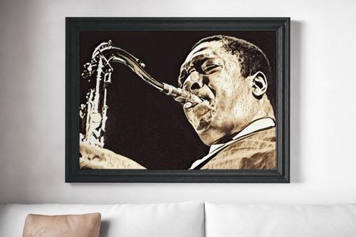 500x333 Design Templates John Coltrane Painting
