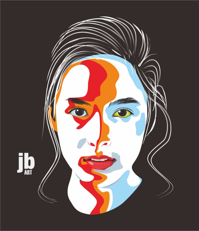 680x789 Create Face Vector Art