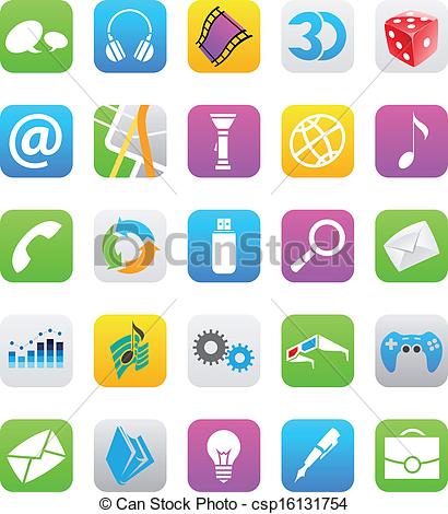 410x470 Mobile Apps Icon Vector