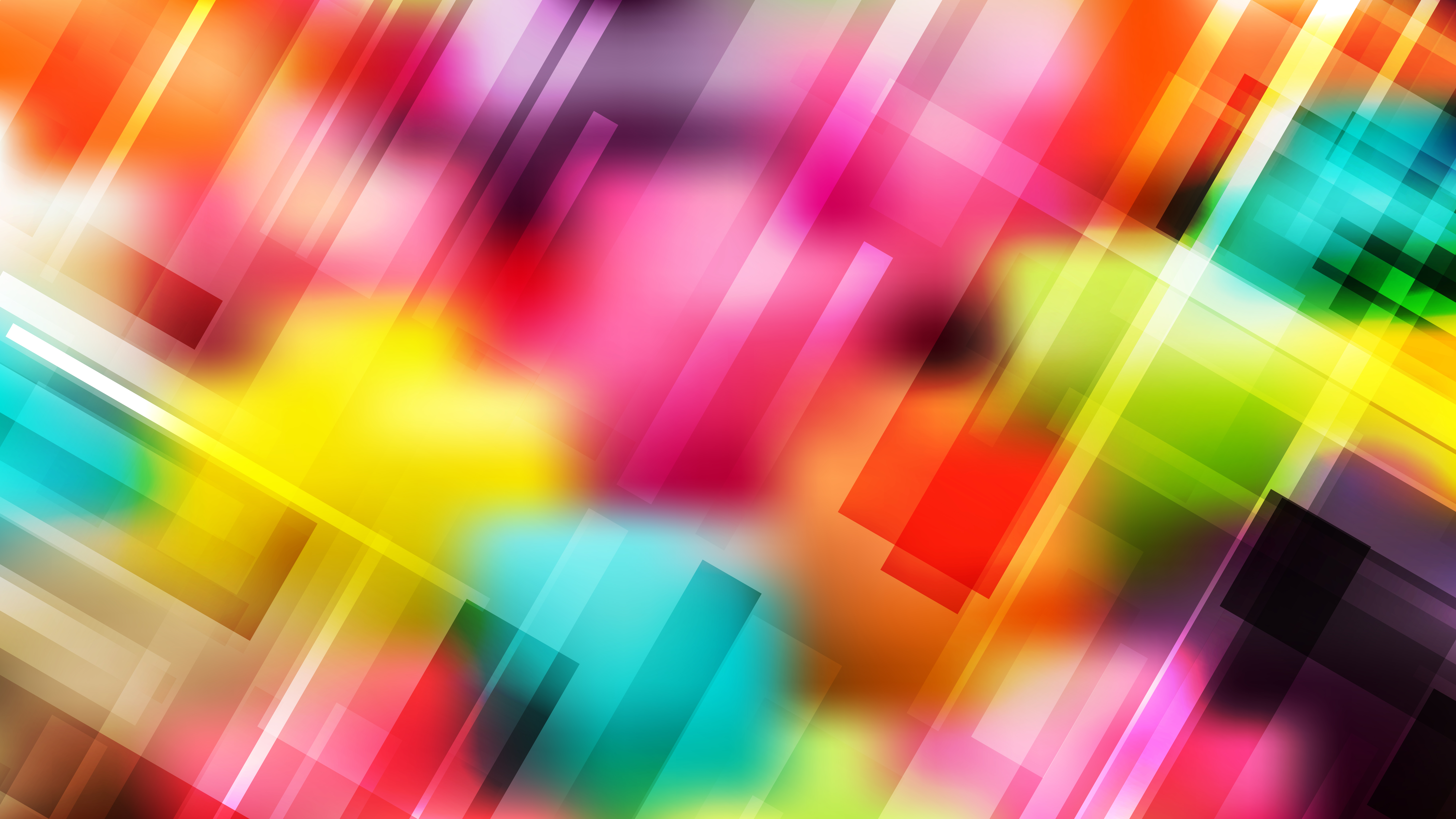 8000x4500 Abstract Geometric Colorful Background Vector Art