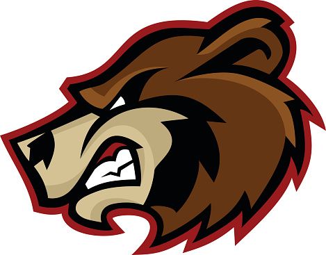 469x367 Bear Mascot Logo Vector Art Illustration Bears Grizzlies Logos