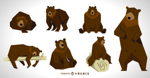 498x260 Bear Vector Graphics To Download